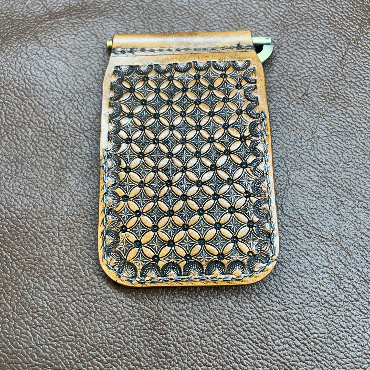 Hand Stamped Money Clip